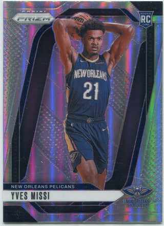 Yves Missi 2024 - 2025 Panini Prizm Silver Prizm RC #233