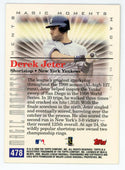Derek Jeter 2000 Topps Magic Moments #478
