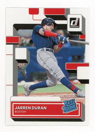 Jarren Duran 2022 Panini Donruss #40 Card