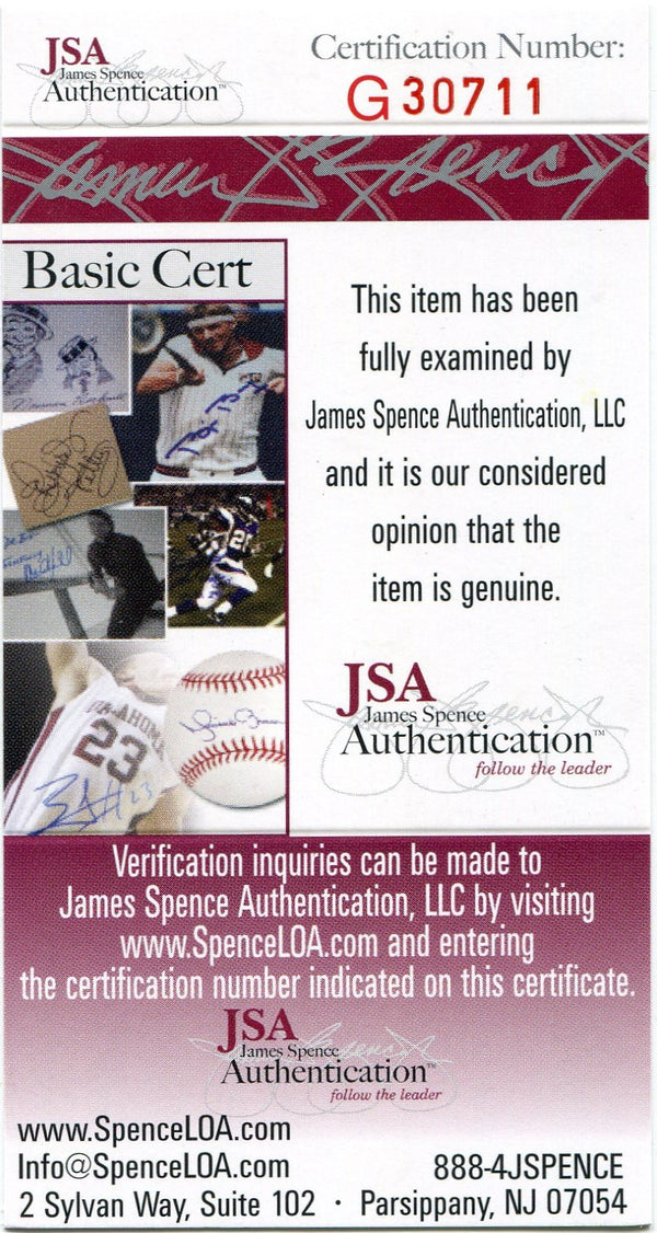 Bill Terry Autographed Perez Steele Galleries Postcard 9359/10,000 (JSA)