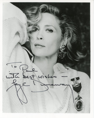 Fay Dunaway Autographed  8x10 Photo