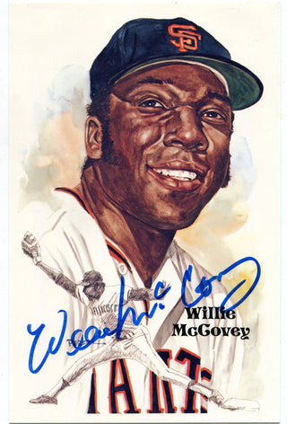 Willie McCovey Autographed Perez Steele Galleries Postcard 6177/10,000