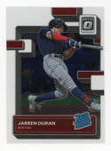 Jarren Duran 2022 Panini Donruss Optic Reflective #40 Card