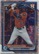 German Ramirez 2024 Bowman Chrome Prospects Speckle Refractor RC #BCP-93 49/299
