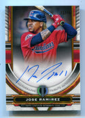 Jose Ramirez 2023 Topps Tribute #TAJRA Autographed Card 23/75