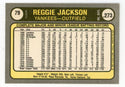 Reggie Jackson 1981 Fleer Mr. Baseball #79 Card