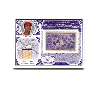 Tony Perez 2004 Donruss Purple Stamps #S-22 16/39 Card