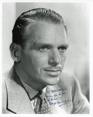 Douglas Fairbanks Jr Autographed 8x10 Photo