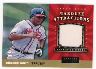 Andruw Jones 2004 Upper Deck Marquee Attractions Patch Relic #MA-AJ