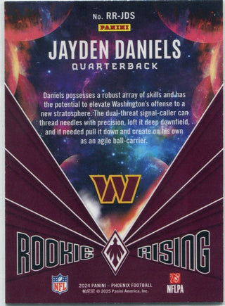 Jayden Daniels 2024 Panini Phoenix Rookie Rising Stars Parallel RC #RR-JDS