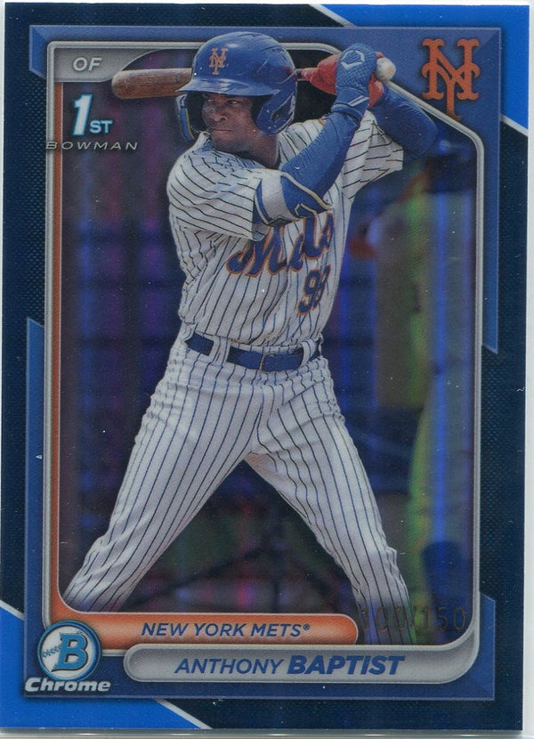 Anthony Baptist 2024 Bowman Chrome Prospects Blue Refractor RC #BCP-141