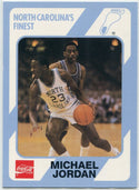 Michael Jordan 1989 Collegiate Collection Coca Cola Card #17