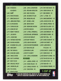 2003-04 Topps Rookie Matrix Basketball Checklist Card 1 of 2