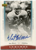 Nat Moore 2006 Upper Deck Legends Autographed Card #89
