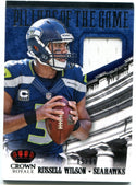 Russell Wilson 2013 Panini Crown Royale Pillars Of The Game Jersey Card #18