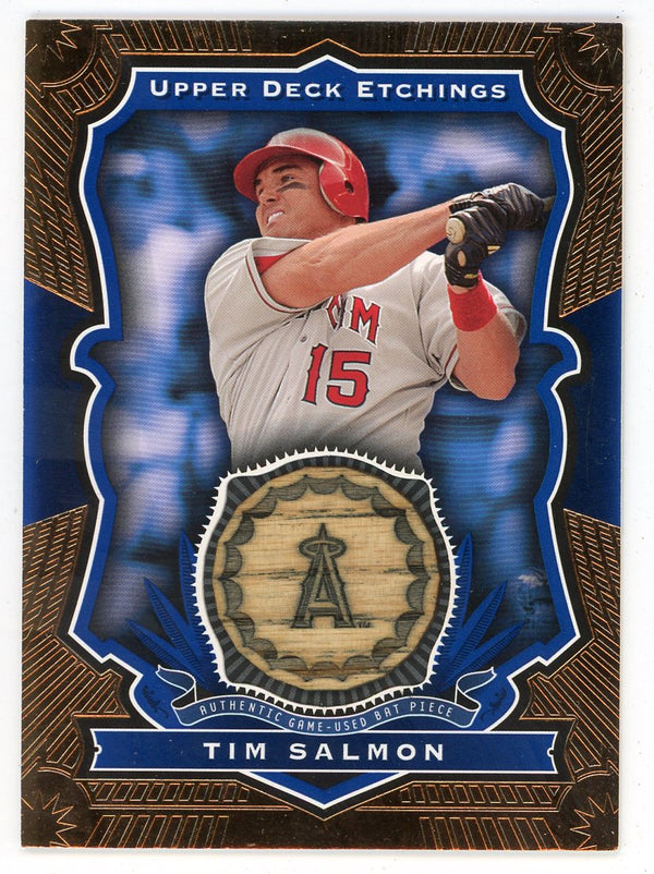 Tim Salmon 2004 Upper Deck Etchings Bat Relic #BE-TS