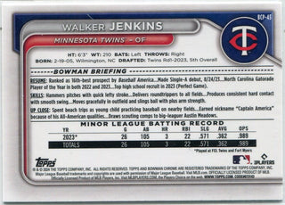 Walker Jenkins 2024 Bowman Chrome Prospects RC #BCP-43