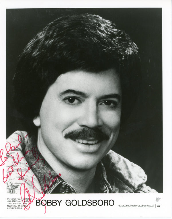 Bobby Goldsboro Autographed 8x10 Photo