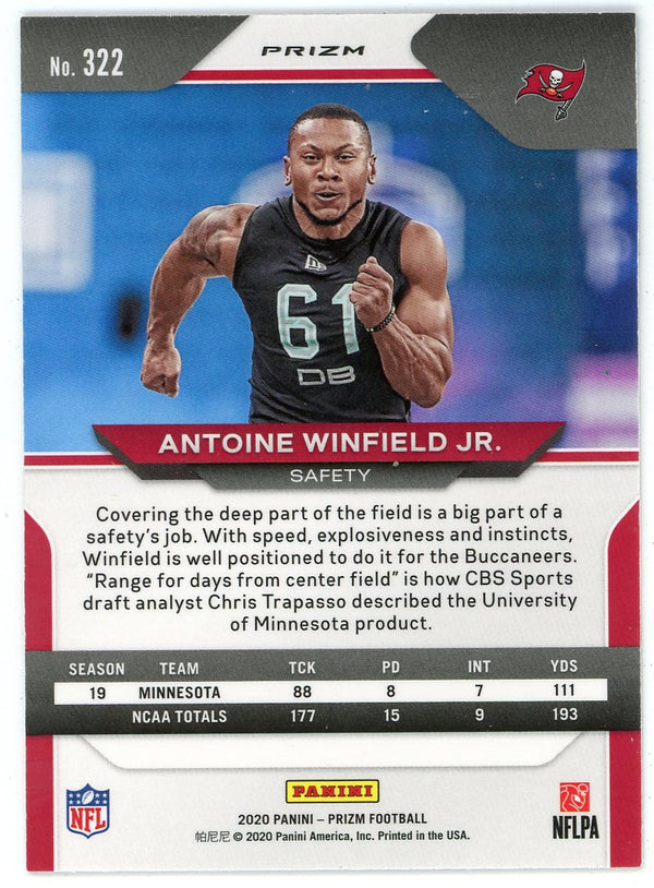 Antoine Winfield Jr 2020 Panini Prizm Rookie Card #322
