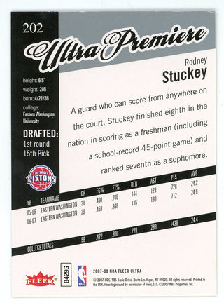 Rodney Stuckey 2007 Fleer Ultra Premier #202