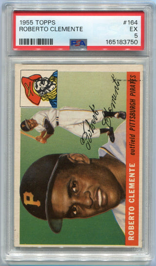 Roberto Clemente 1955 Topps RC #164 PSA Graded 5