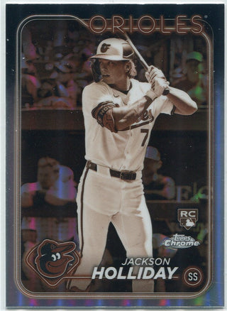 Jackson Holliday 2024 Topps Chrome Sepia Refractor RC #88