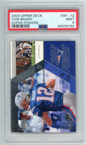 Tom Brady 2003 Upper Deck Super Powers #SP-12 PSA MT 9