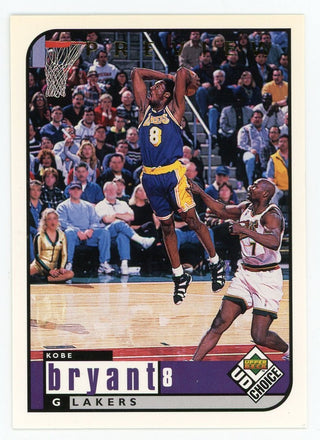 Kobe Bryant 1998 Upper Deck Preview #69 Card