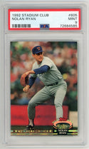 Nolan Ryan 1992 Stadium Club #605 PSA MT 9