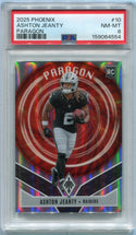 Ashton Jeanty Panini Phoenix Paragon RC #10 PSA Graded 8