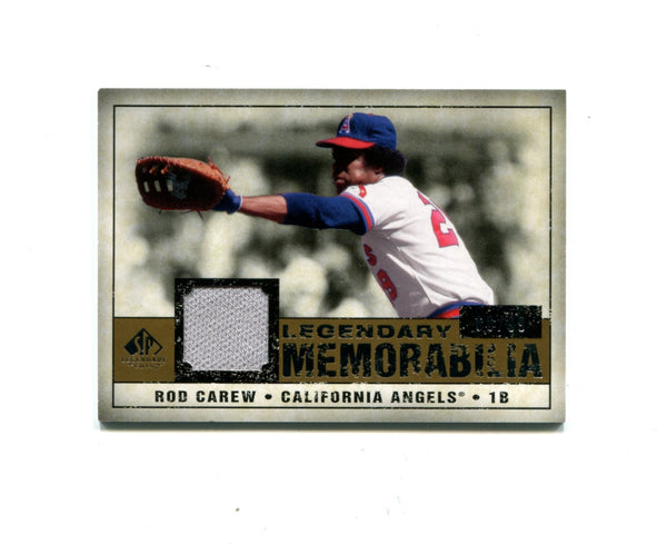 Rod Carew 2008 Upper Deck Legendary Memorabilia #LM-CA 68/99 Card
