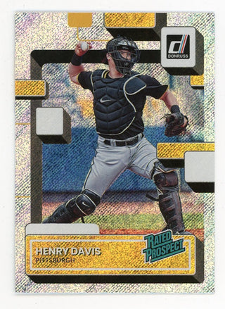 Henry Davis 2022 Panini Silver Donruss Shimmer #RP-3 Card