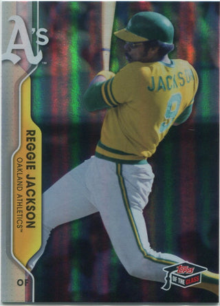 Reggie Jackson 2020 Topps Of The Class Greats Rainbow Foil Card #TCG-16 87/299