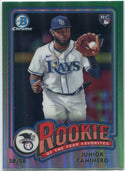Junior Caminero 2024 Bowman Chrome Rookie Of The Year Favorites RC #ROY-8