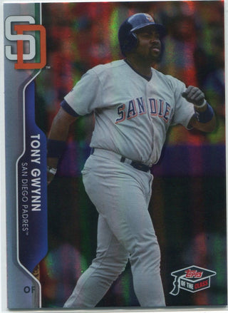 Tony Gwynn 2020 Topps Of The Class Greats Rainbow Foil Card #TCG-19 123/299