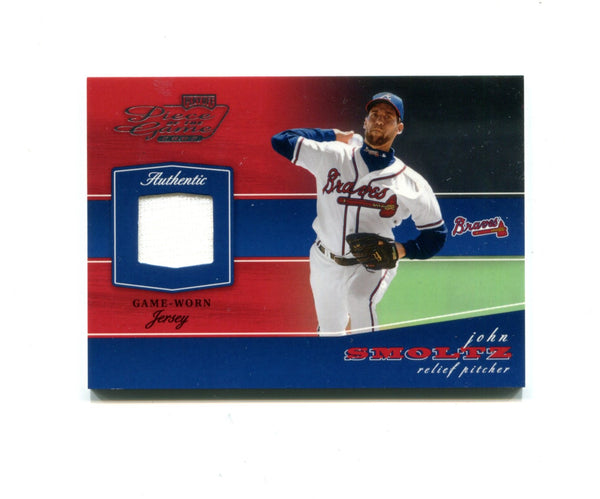 John Smoltz 2002 Playoff Corporation Piece of the Game #POG-38 Card