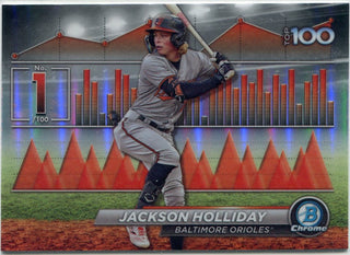 Jackson Holliday 2024 Bowman Chrome Top 100 RC #BTP-1