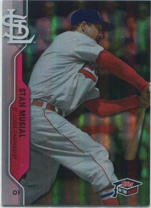 Stan Musial 2020 Topps Of The Class Greats Rainbow Foil Card #TCG-5 79/299