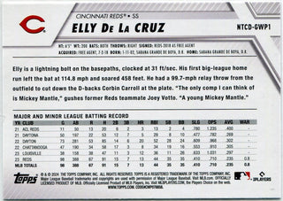 Elly De La Cruz 2024 Topps National Trading Card Day RC #NTCD-GWP1