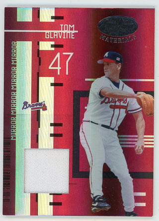 Tom Glavine 2005 Donruss Leaf Certified Materials Red Patch Relic #188