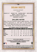 Dean Deetz 2020 Topps Gallery Autographed #138