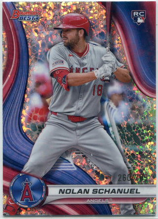 Nolan Schanuel 2024 Bowman's Best Mini Diamond Refractor RC #2 260/299