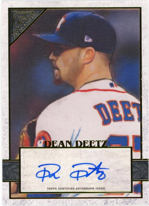 Dean Deetz 2020 Topps Gallery Autographed #138