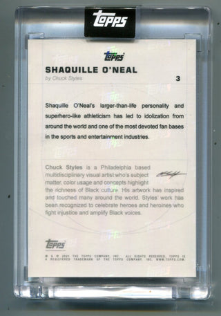 Shaquille O'Neal 2021 Topps #3 by Chuck Styles