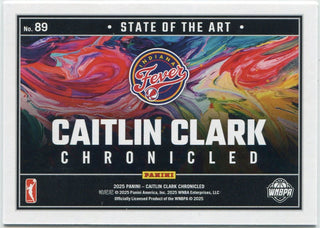 Caitlin Clark 2025 Panini Caitlin Clark Chronicled Card #89