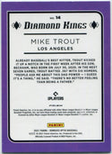 Mike Trout 2021 Panini Donruss Optic Diamond Kings Red Wave Prizm Card #14