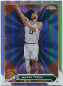 Jayson Tatum 2023 - 2024 Topps Chrome Refractor Card #164