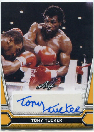 Tony Tucker 2021 Leaf Autographed Card #BATT2
