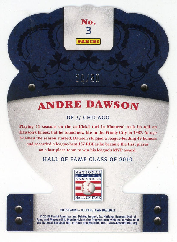 Andre Dawson 2015 Panini Crown Royale Purple #3