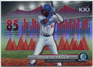 Josue De Paula 2024 Bowman Chrome Scouts Top 100 RC #BTP-85
